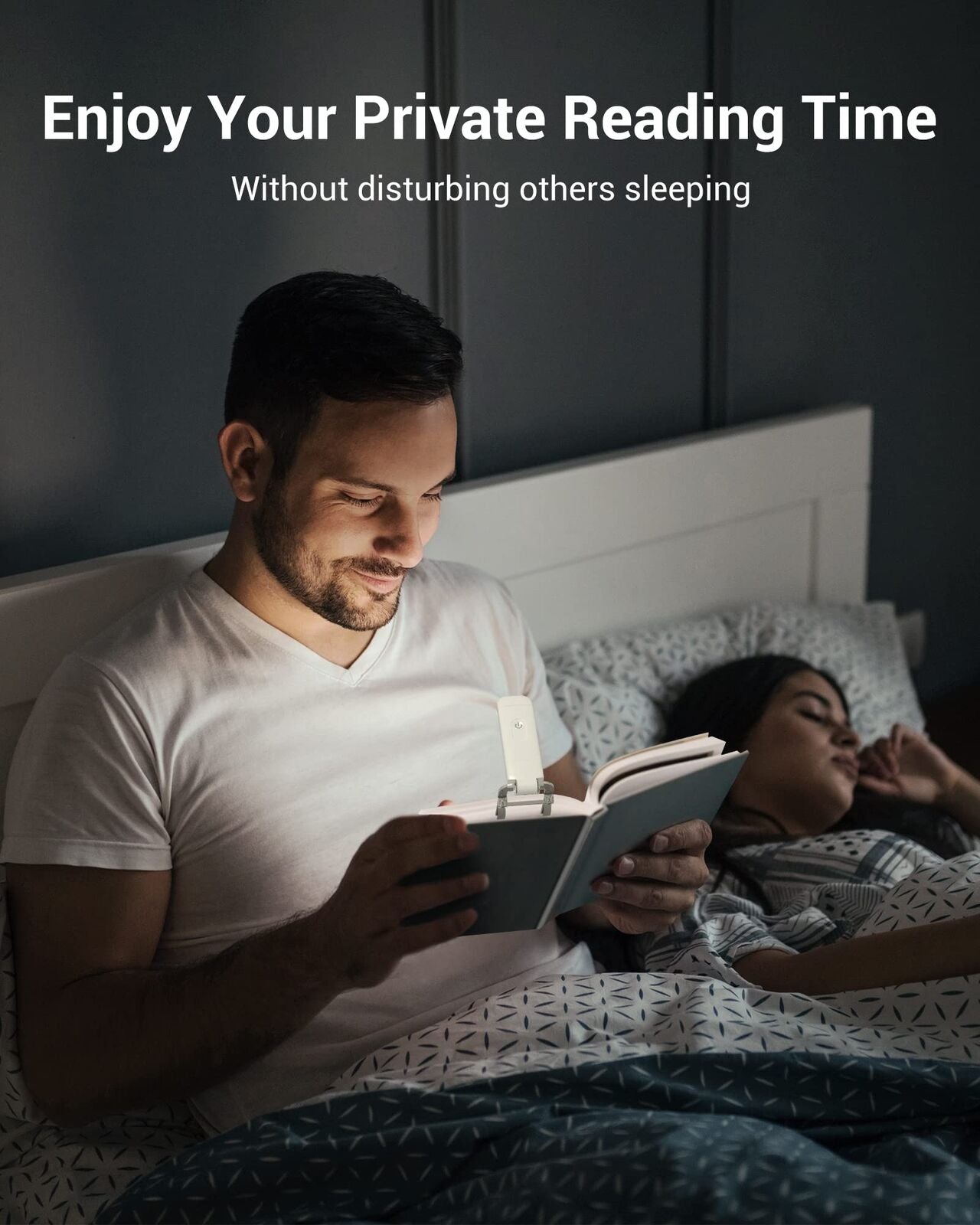 "Rechargeable LED Book Reading Light: Illuminate Your Reading Experience"