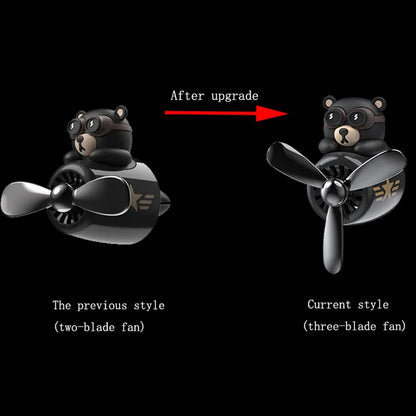  Pilot Bear Propeller Car Air Freshener