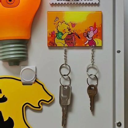 Cartoon Couple Keychain Hanger