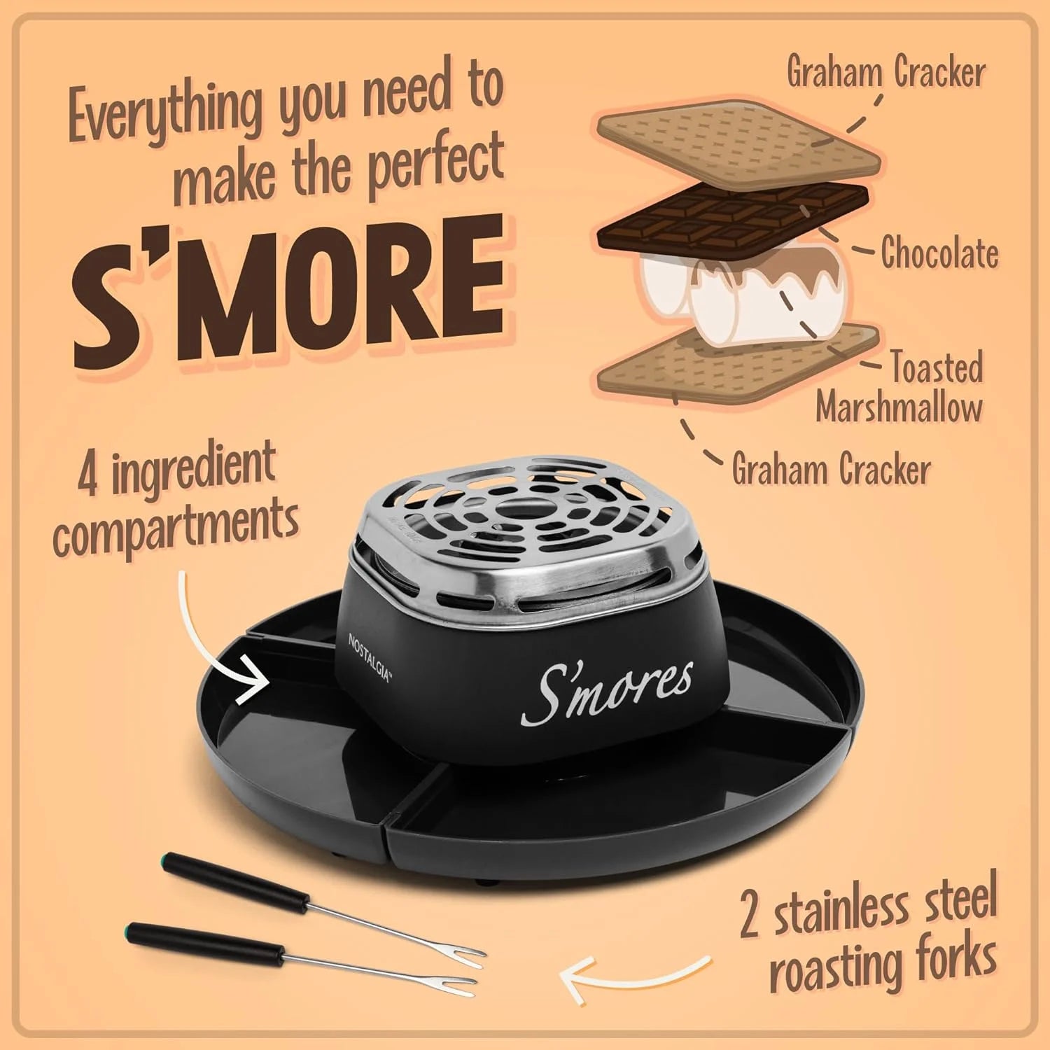  Indoor Electric S'mores Maker Kit