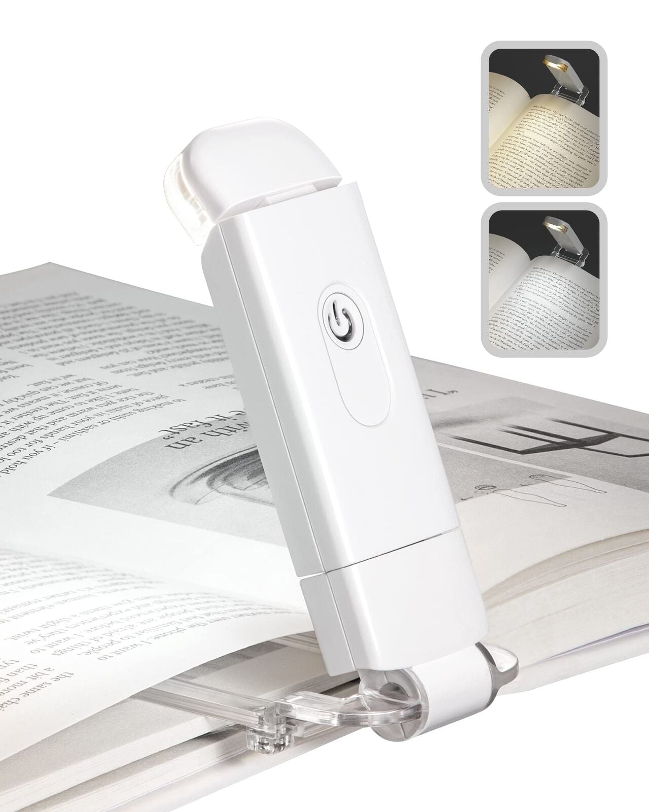 "Rechargeable LED Book Reading Light: Illuminate Your Reading Experience"